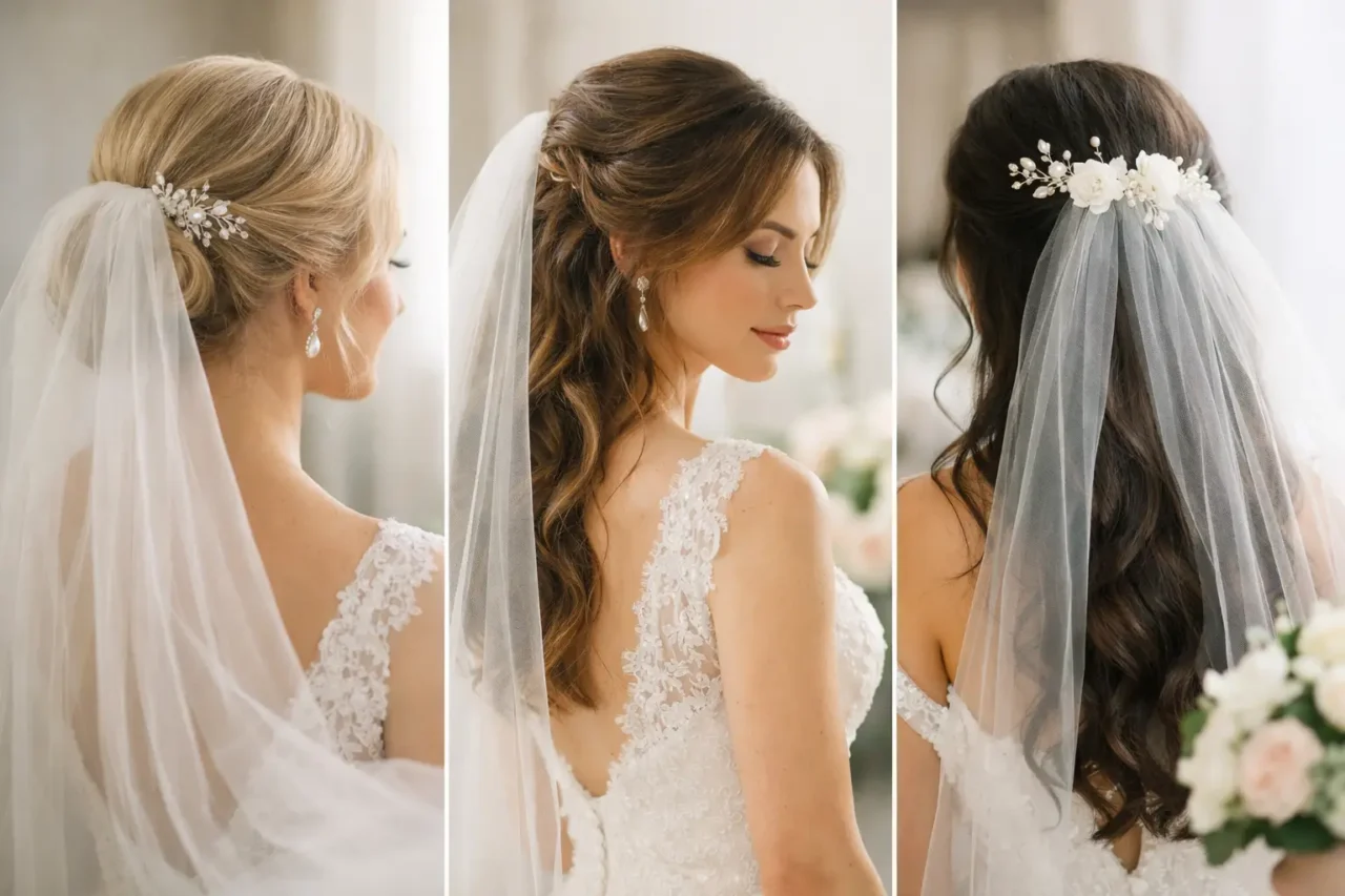 Best Bridal Hairstyles for Veils That Photograph Well