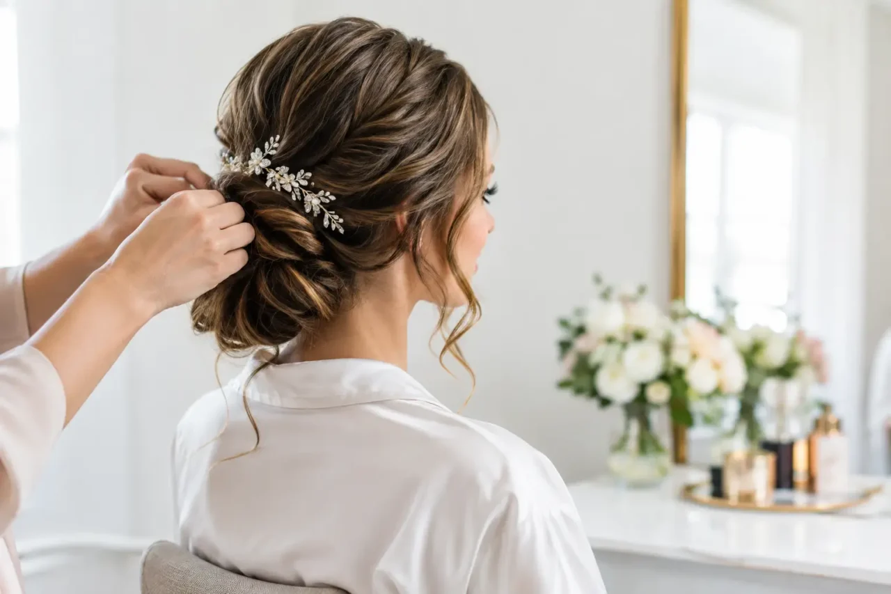 Bridal Hair Timeline for a Polished Wedding Day